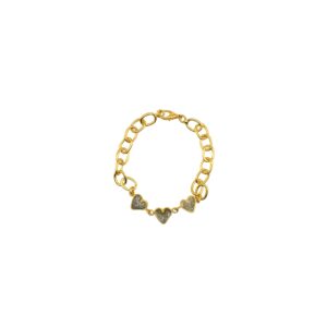 Pulsera Chunky 3 Corazones