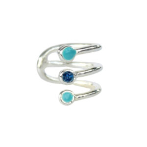 Earclip Bailate Plateado